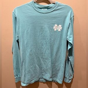Mississippi State Bulldogs Long Sleeve T-Shirt Women’s Small Teal
